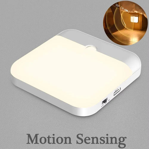 Luminária LED Recarregável com Sensor de Movimento